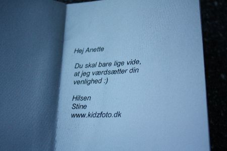 Hilsen fra Stine Hilsen fra Stine