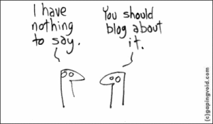 hvad skal jeg blogge om